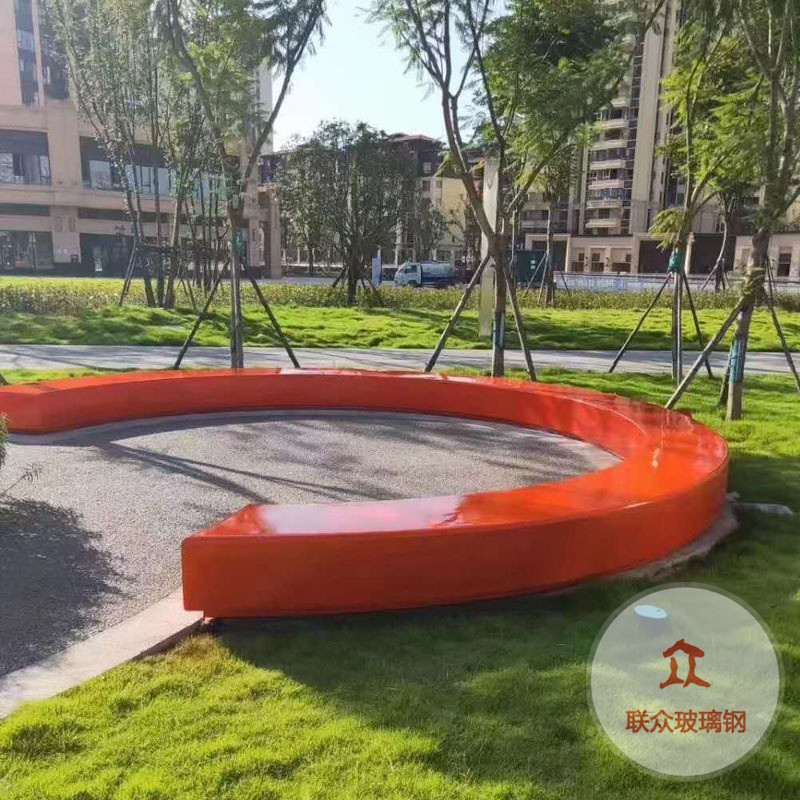 小異形學(xué)校戶外公園休閑座椅區(qū)長(zhǎng)商場(chǎng)玻璃鋼樹(shù)池坐凳花池條凳廠家